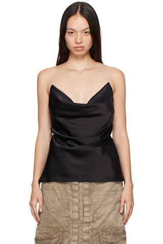 Black Invisible Strap Camisole | SSENSE