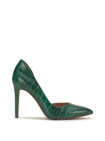 Prizma D'Orsay Pump in Green Croco | Jessica Simpson E Commerce