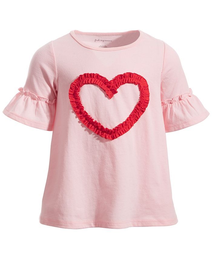 First Impressions Baby Girls Ruched Heart Tunic, Created for Macy's  & Reviews - Shirts & Tops - ... | Macys (US)