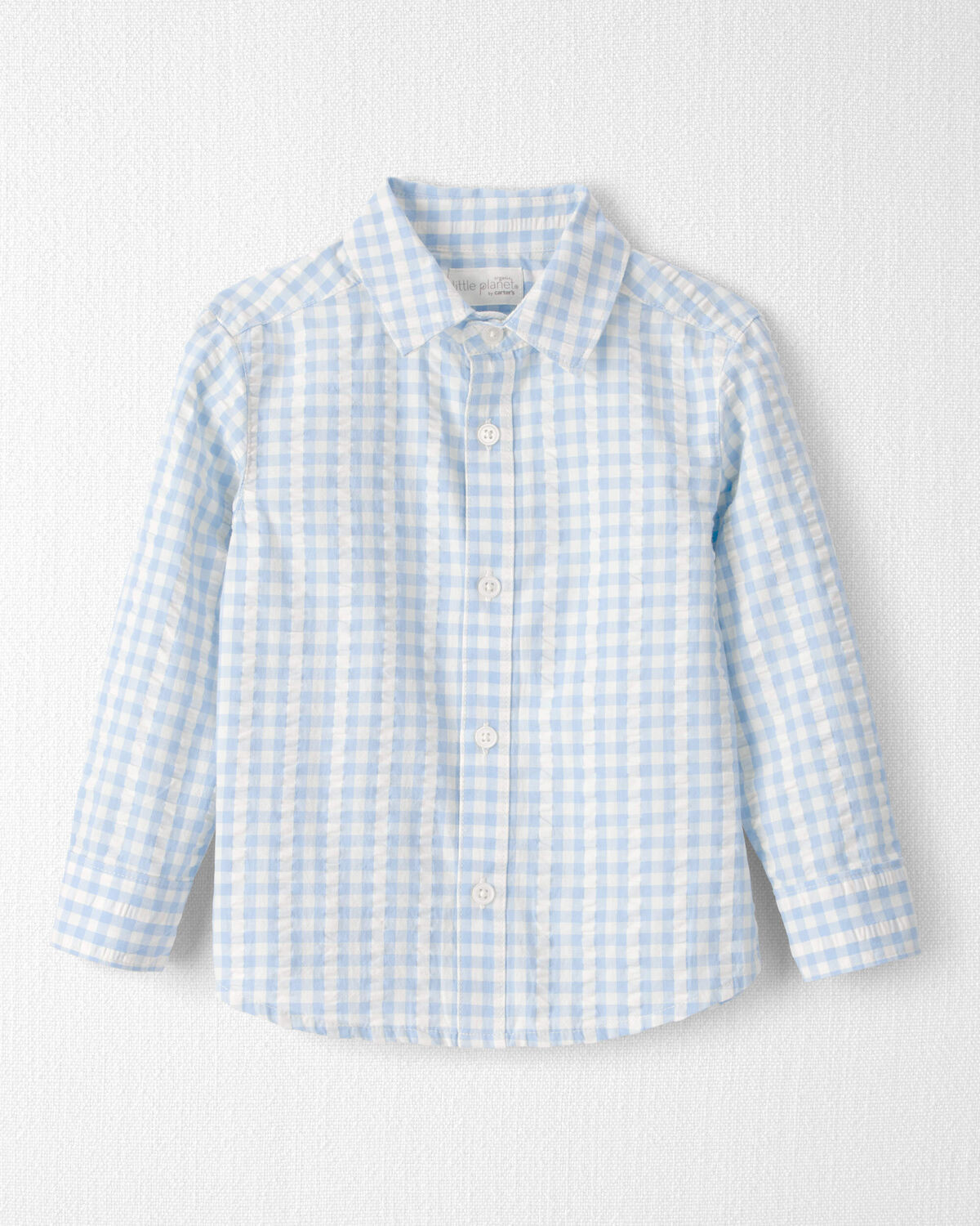 Toddler Boy Seersucker Button-Front Shirt Made with Organic Cotton | Carter's Inc