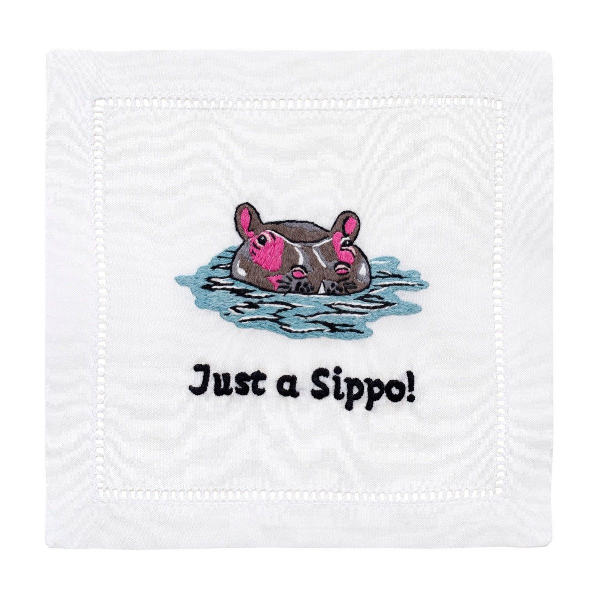 Just a Sippo Cocktail Napkins | Emily McCarthy