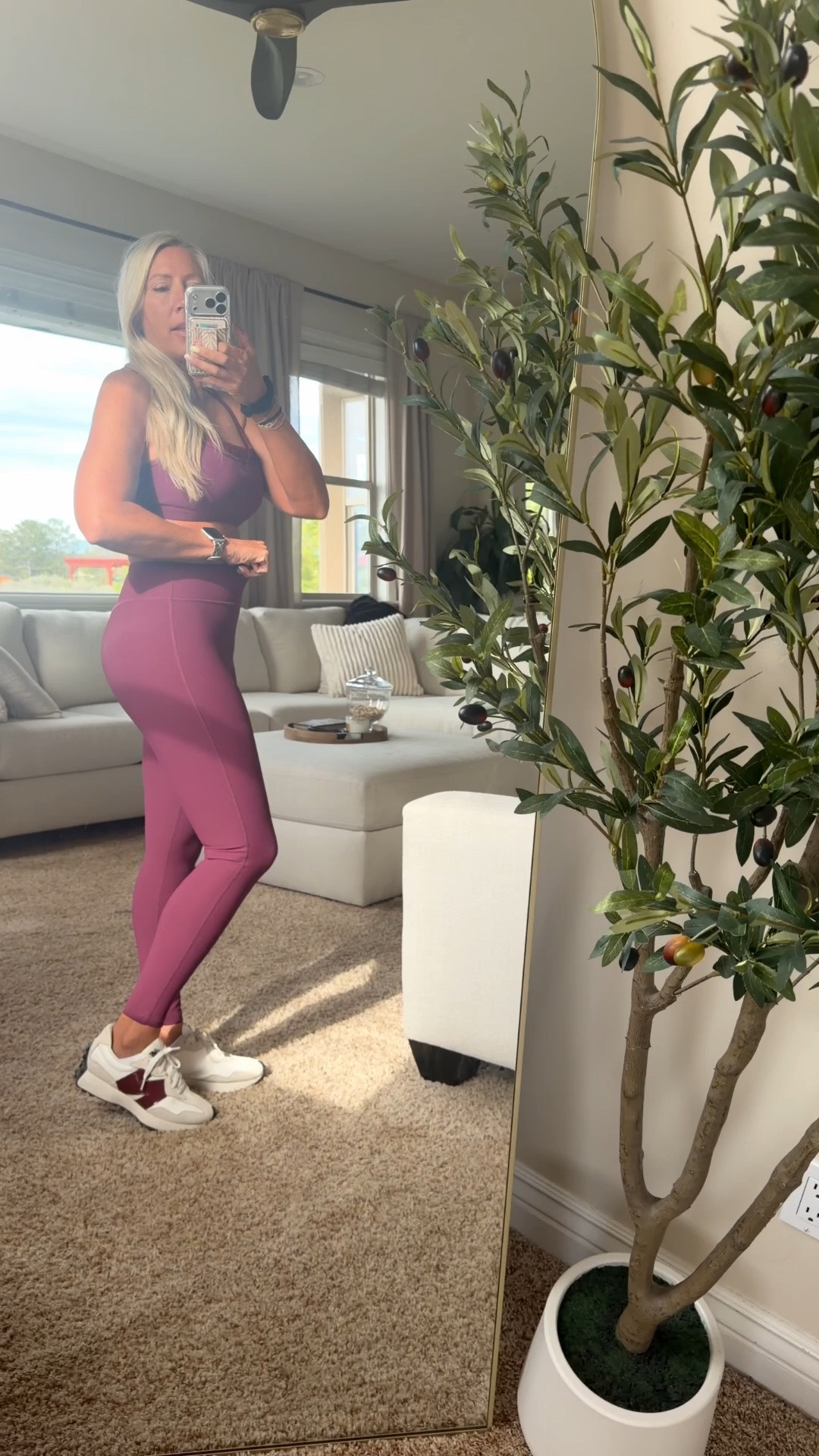 Love this elevate ribbed set ❤️
The ruby red color is SO good—and it also comes in indigo blue and black.  
Sewn-in underwear + sewn-in bra pads make this set so comfortable, supportive, and easy to wear
Finished with my matching New Balance sneakers 👟✨

#LTKootd #LTKfitnessgoals #LTKselfcare
