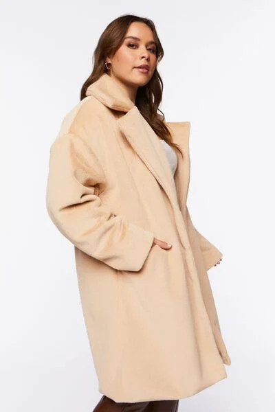 Plus Size Faux Fur Coat | Forever 21 | Forever 21 (US)
