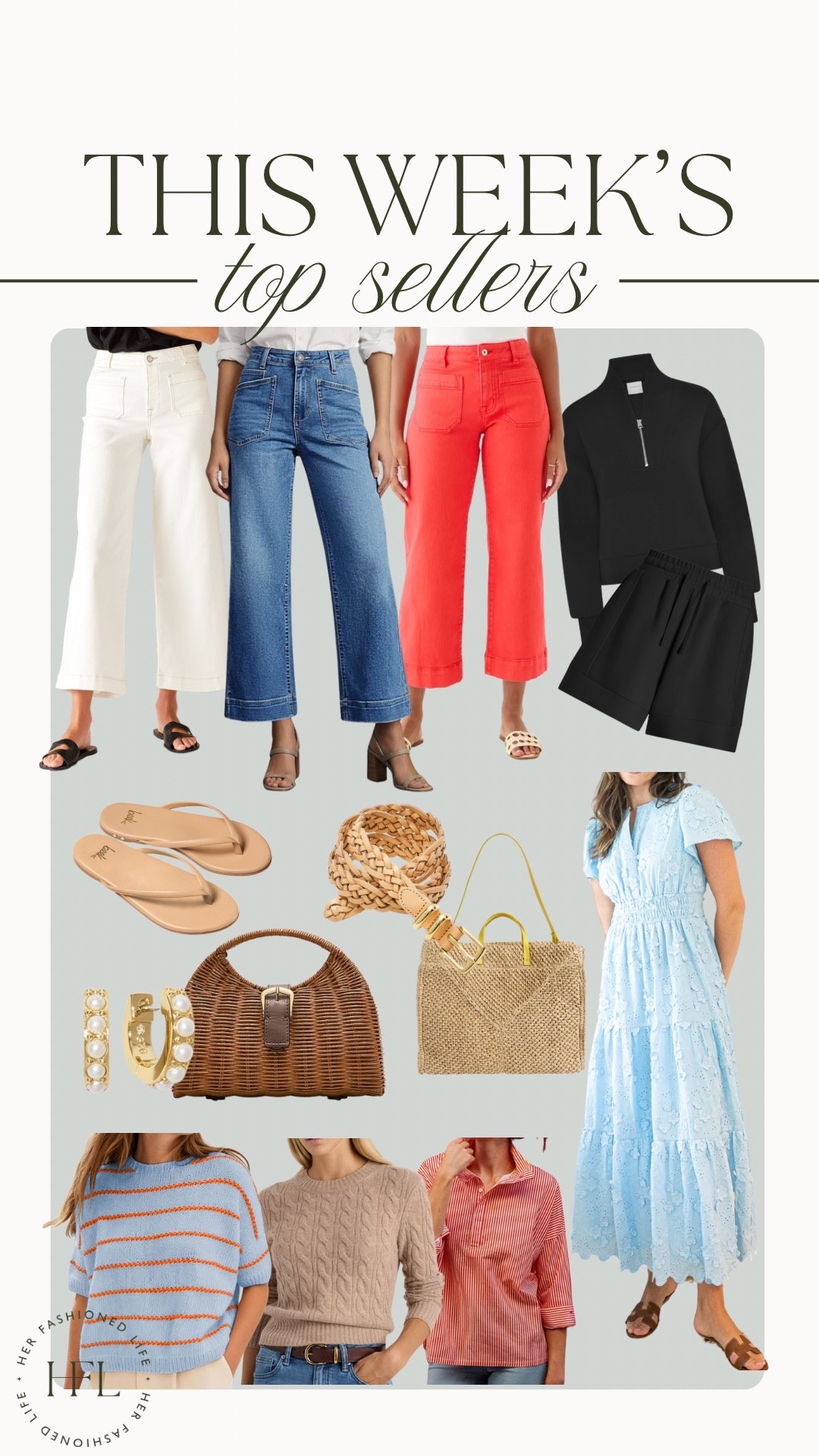 This week’s top sellers! 

#TopSellers #Denim #VarleySet #Dress #Sandals #Jewelry #AnaLuisa #JCrew #Quince #AmazonFinds 

#LTKOver40