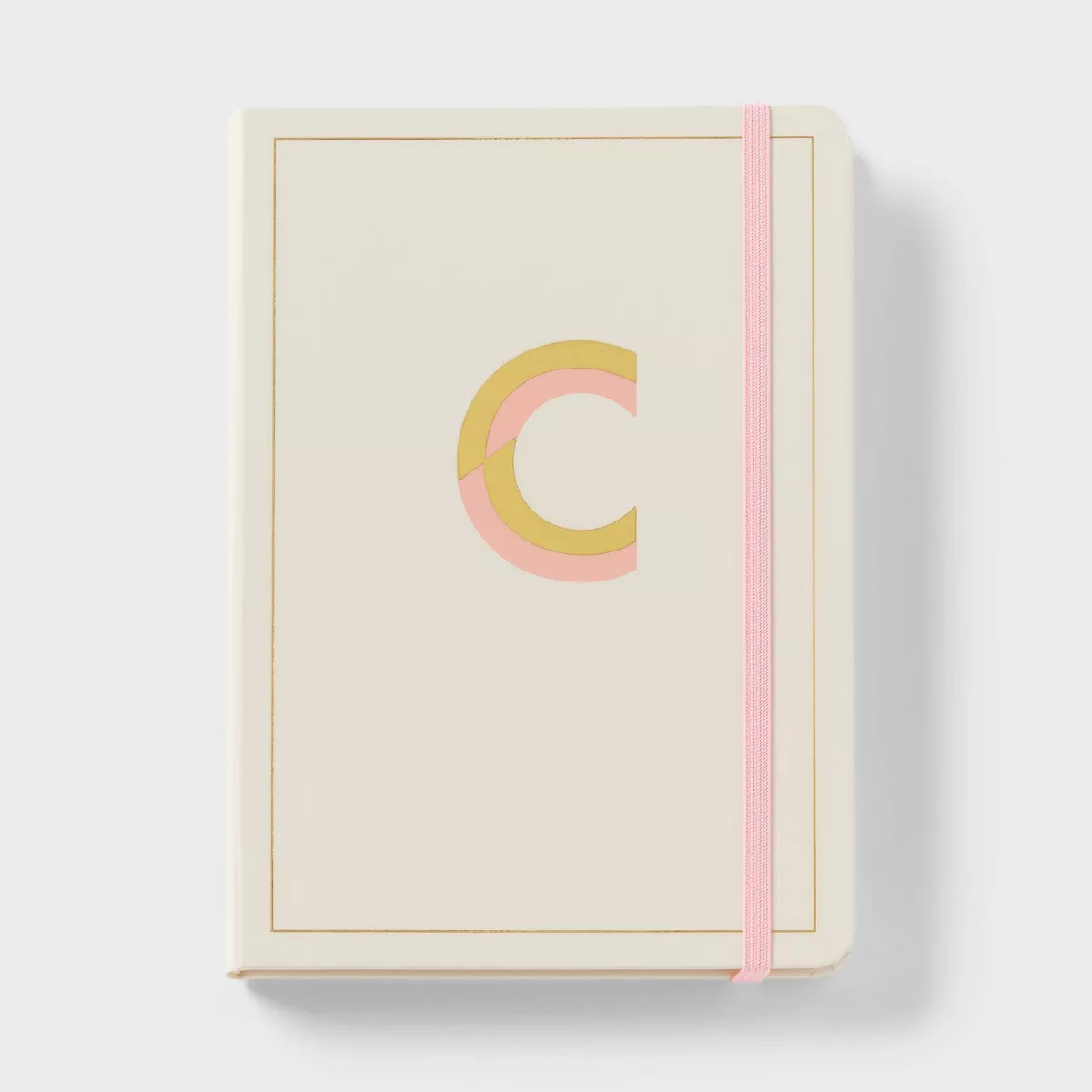 192pg College Ruled Journal 5"x7" Cream Monogram C - Opalhouse™ | Target
