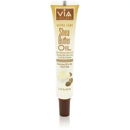 VIA NATURAL Oil for Hair, Scalp & Body Treatment SHEA BUTTER OIL 1.5oz | Walmart (US)