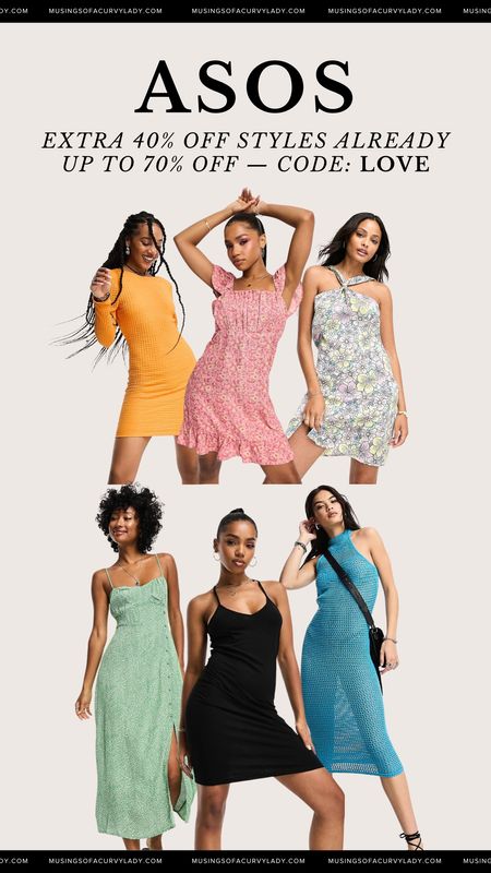 Run to this sale!! At Asos you can take extra 40% off styles that are already up to 70% off✨ Make sure to use code: LOVE


plus size fashion, curvy, sale, mini dress, maxi dress, beach, summer, vacation, spring dress, style inspo

#LTKSeasonal #LTKplussize #LTKsalealert