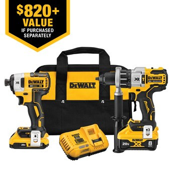 DEWALT Power Detect XR POWER DETECT 2-Tool 20-Volt Max Brushless Power Tool Combo Kit with Soft C... | Lowe's