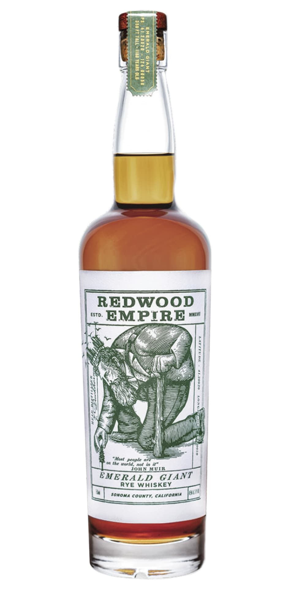 Redwood Empire Emerald Giant American Rye Whiskey | Wine.com | Wine.com