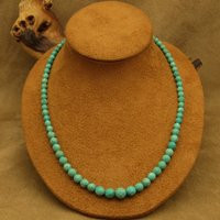 Lovely Lightweight Vintage Turquoise Beaded Necklace | Etsy (US)