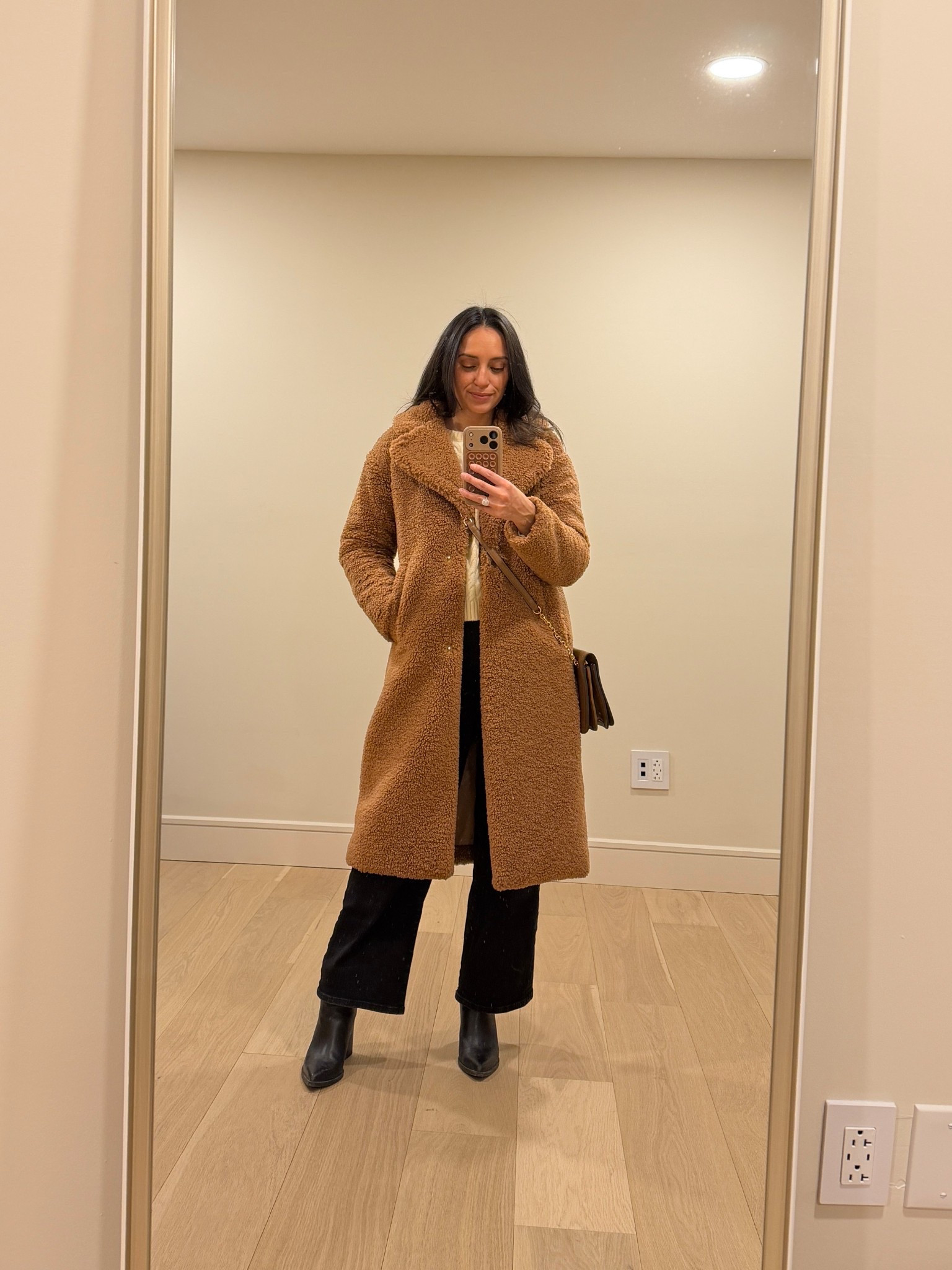 Winter outfit inspo 
Girls dinner casual outfit 
Sherpa teddy coat (mine is old but linked a similar options!)
My Madewell jeans are on sale! 
Black booties 


#LTKootd #LTKSaleAlert #LTKOver40