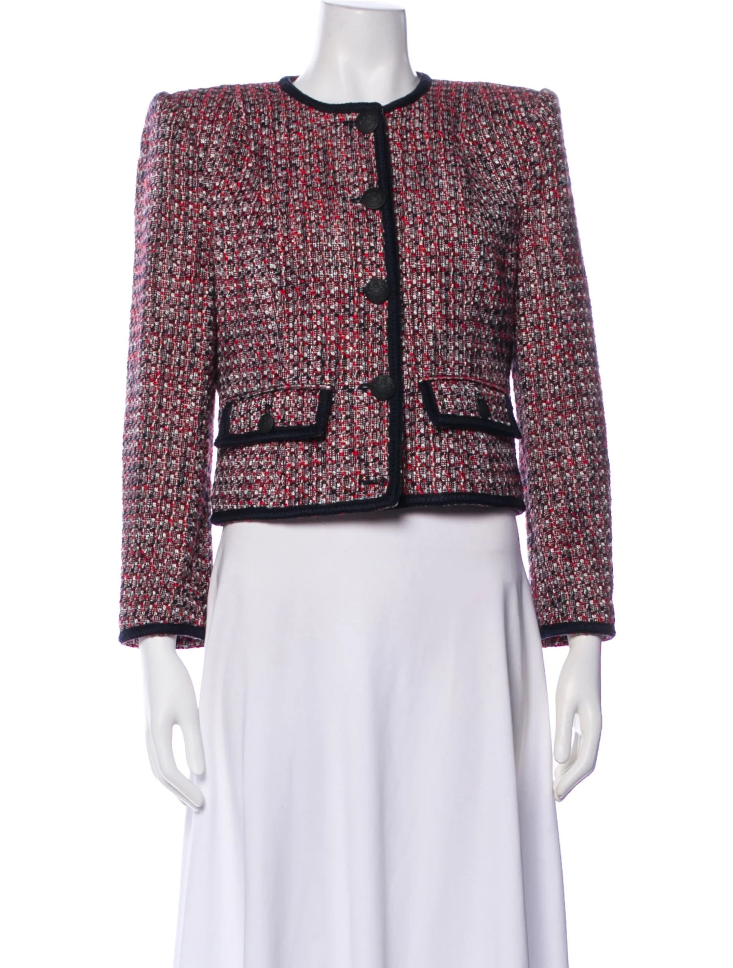 Veronica Beard Tweed Pattern Evening Jacket w/ Tags - Blue Jackets, Clothing - WV1405485 | The Re... | The RealReal