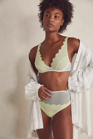 Emelie Lace High Apex Underwire Bra | Free People (Global - UK&FR Excluded)
