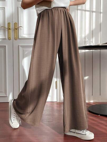 DAZY Solid Wide Leg Trousers SKU: sz2305123883371803









(1000+ Reviews)9-5 Style £12.49


... | SHEIN