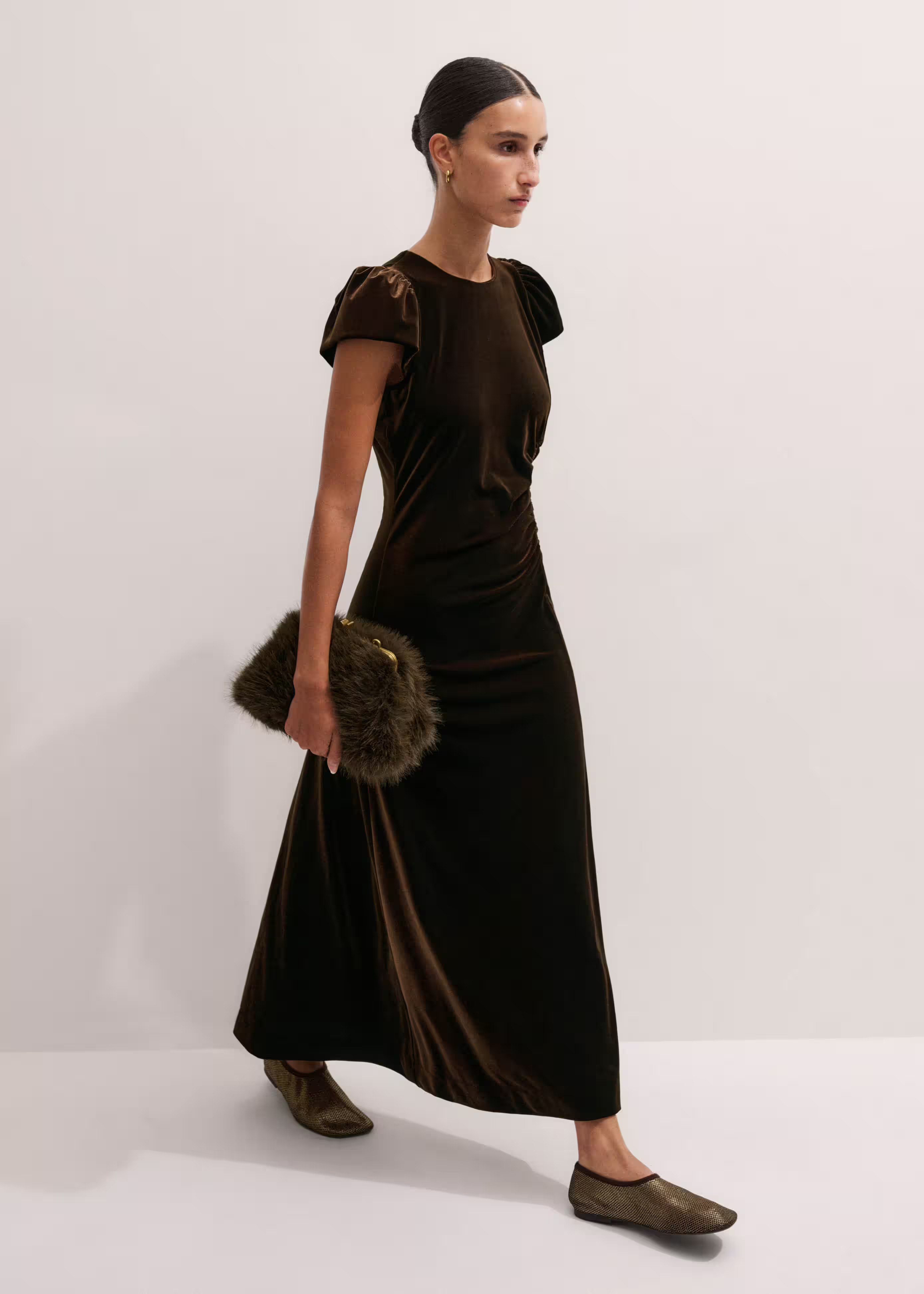 Fluid Maxi Dress Fluid Velour | ME+EM US