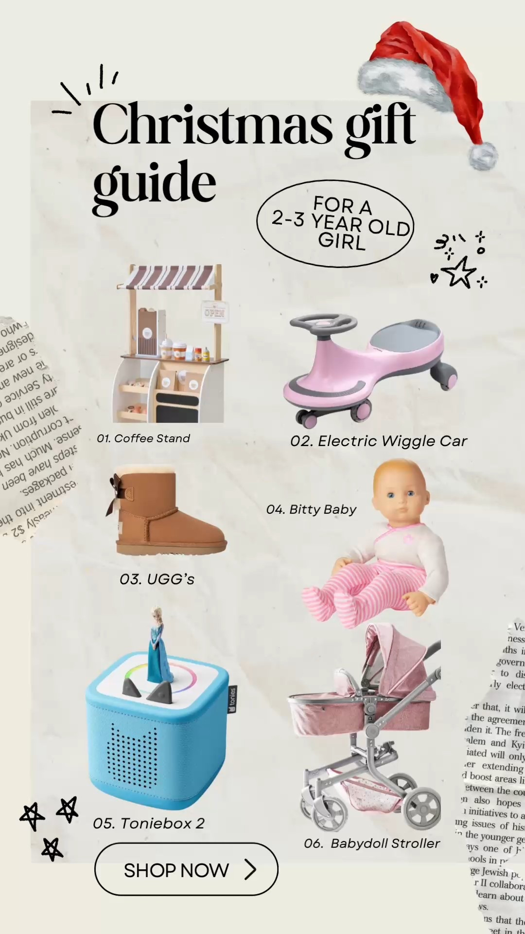 2-3 year old Christmas gift guide! 