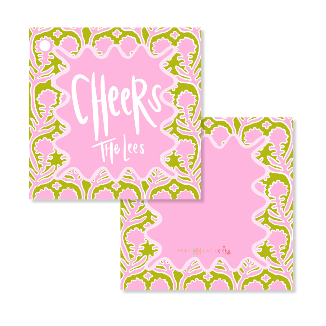 Floral Shellabrate Tags — Fête Papier | Fete Papier