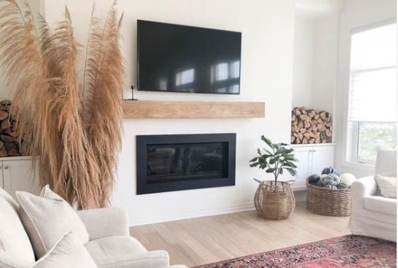 5FT - 3pc Natural UVA Stalk/pampas/natural Stalk/natural Branches/rustic Decor/home Decoration/ho... | Etsy (US)