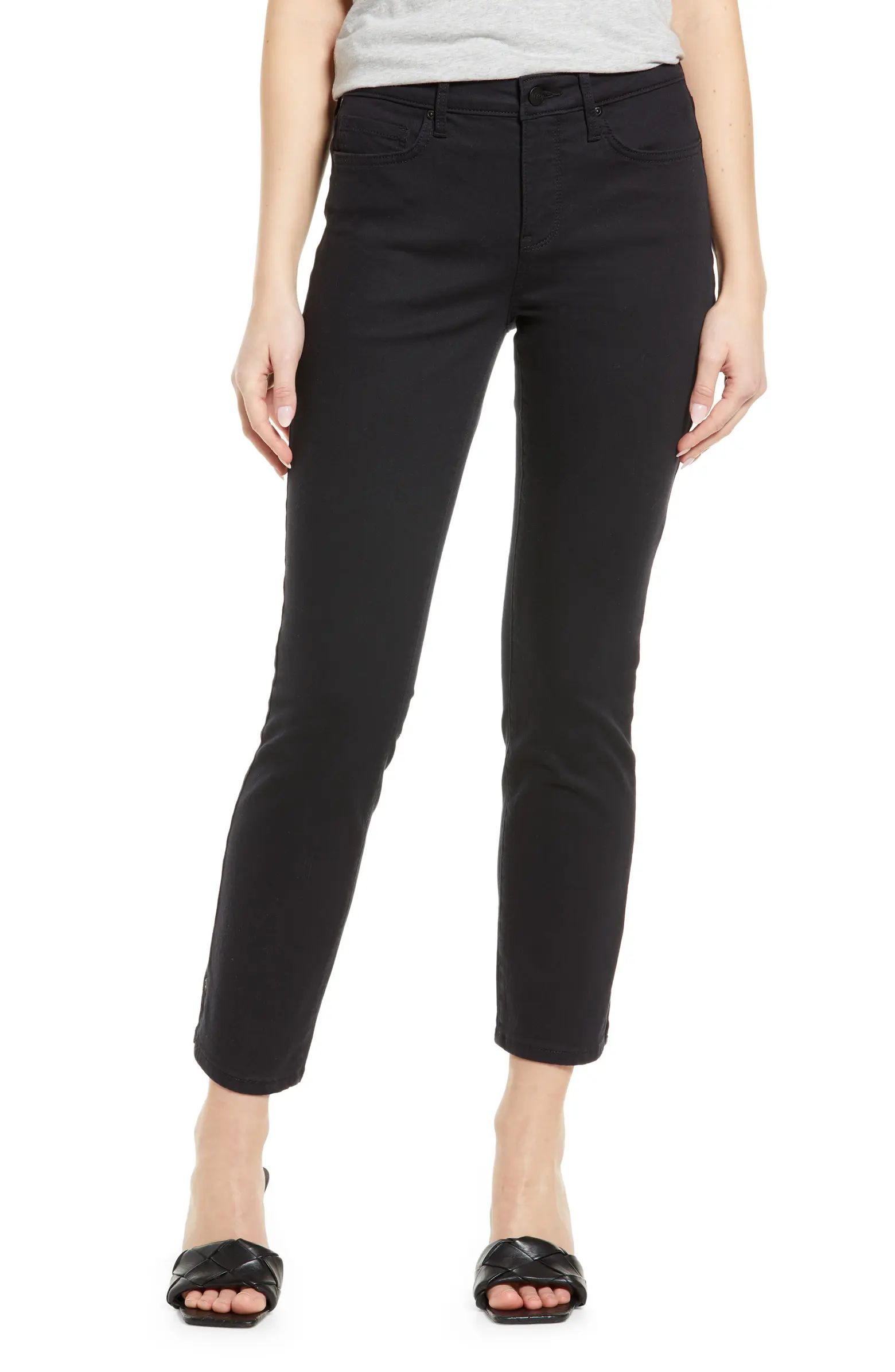 Sheri Side Slit Slim Ankle Jeans | Nordstrom