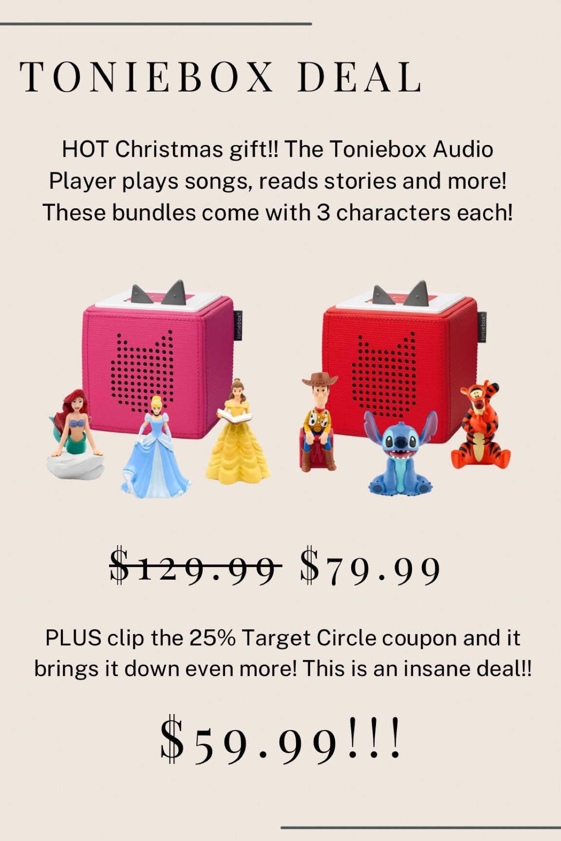 Toniebox deal at Target!!! 

#LTKHoliday #LTKFindsUnder100 #LTKKids