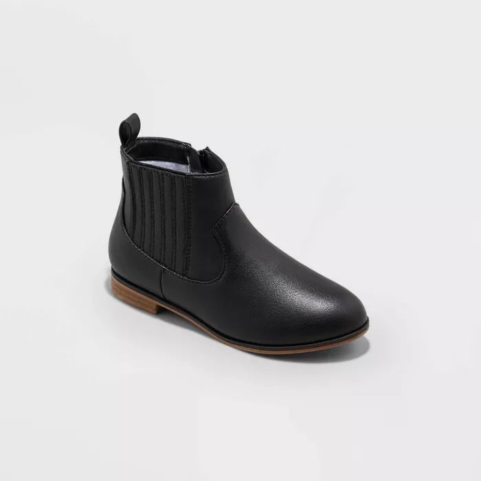 Girls' Nikara Zipper Chelsea Boots - Cat & Jack™ | Target