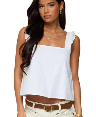 Women's Viviana Linen Look Top | Macy's
