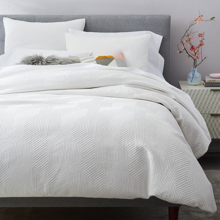 Modern Geo Duvet Cover & Shams | West Elm (US)