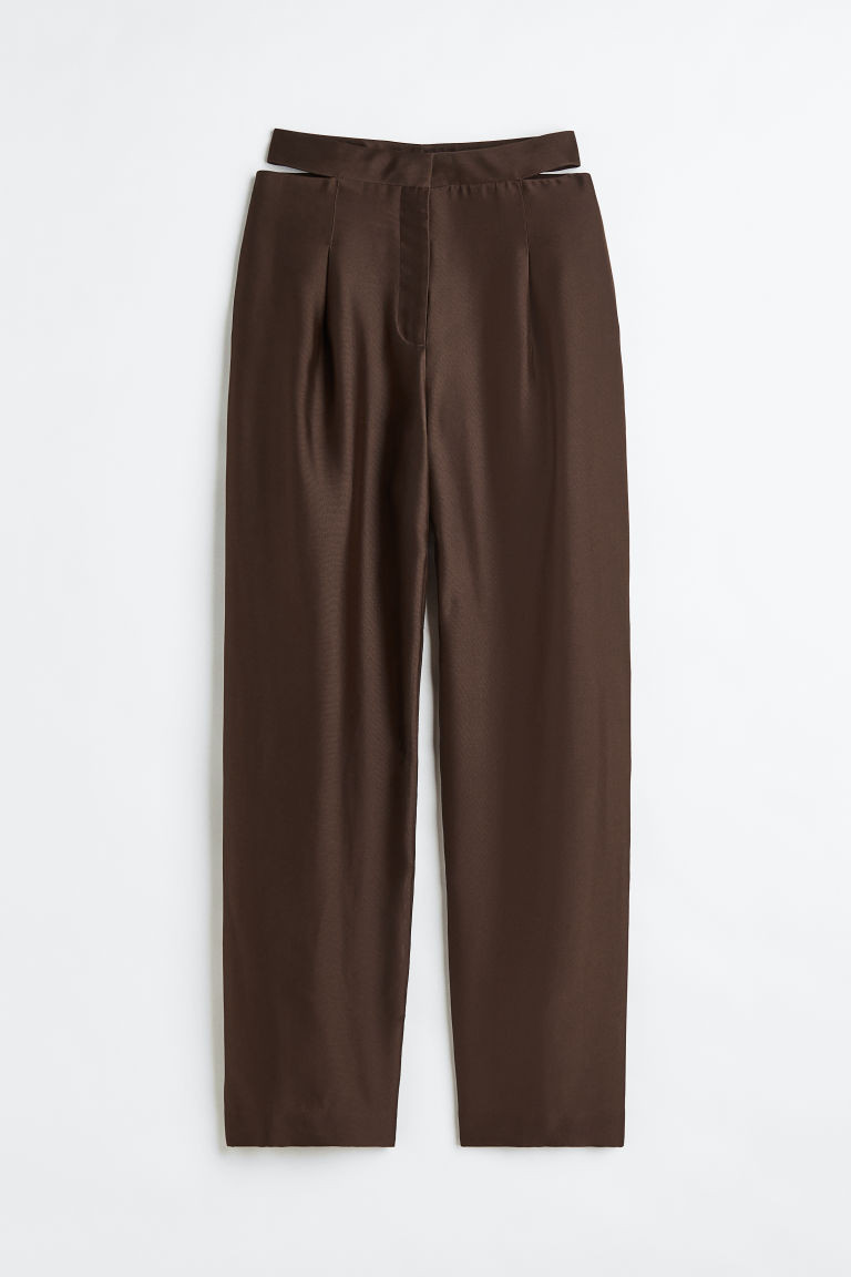 H & M - Naia™ Renew Tailored Pants - Brown | H&M (US + CA)