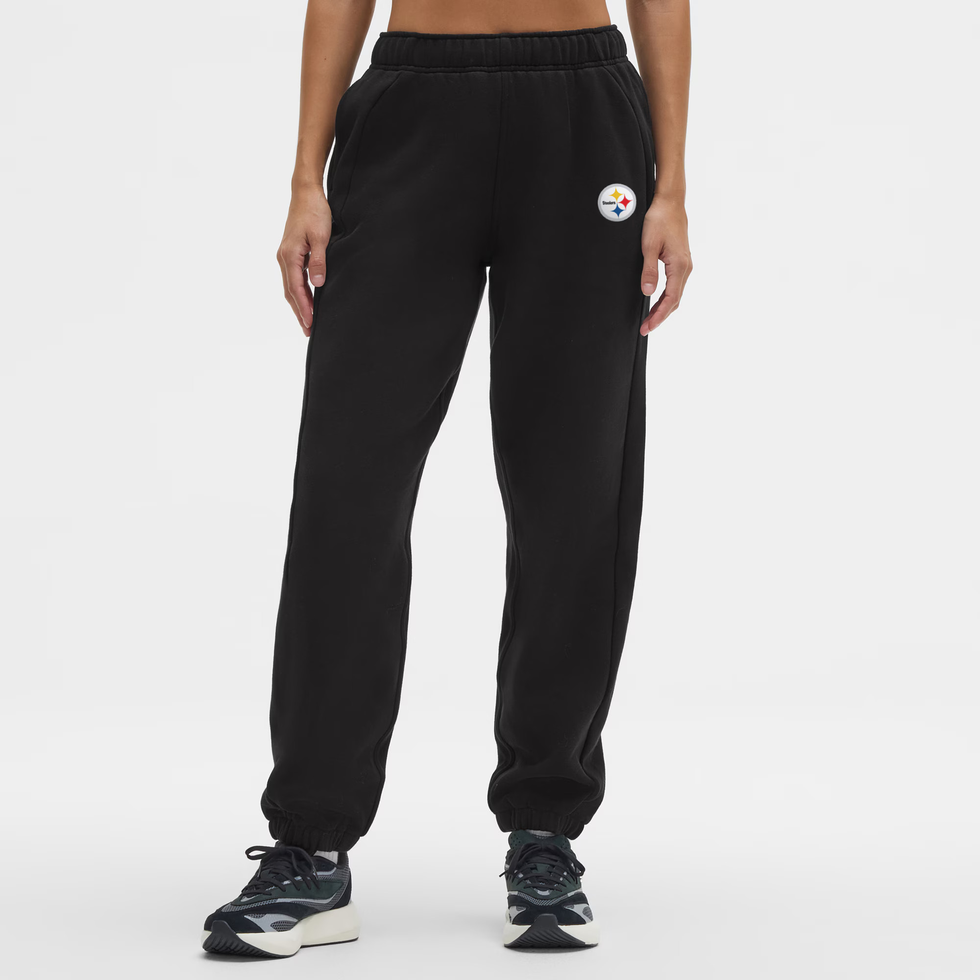 Pittsburgh Steelers lululemon Women's Scuba Mid-Rise Oversized Jogger - Black | Fanatics