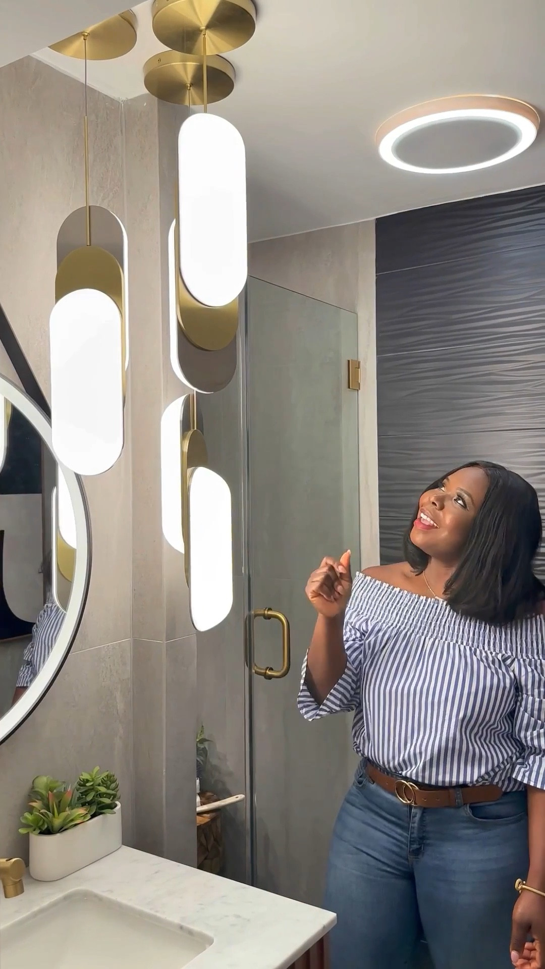 Layered lighting for the WIN 🙌🏾 sharing some of my favorite bathroom finds

#LTKHome #LTKSaleAlert