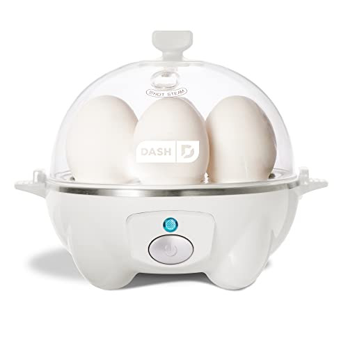DASH 6 Capacity Electric Egg Cooker - White (DECO005WH), includes Poaching, Omelet Trays, for Har... | Amazon (US)