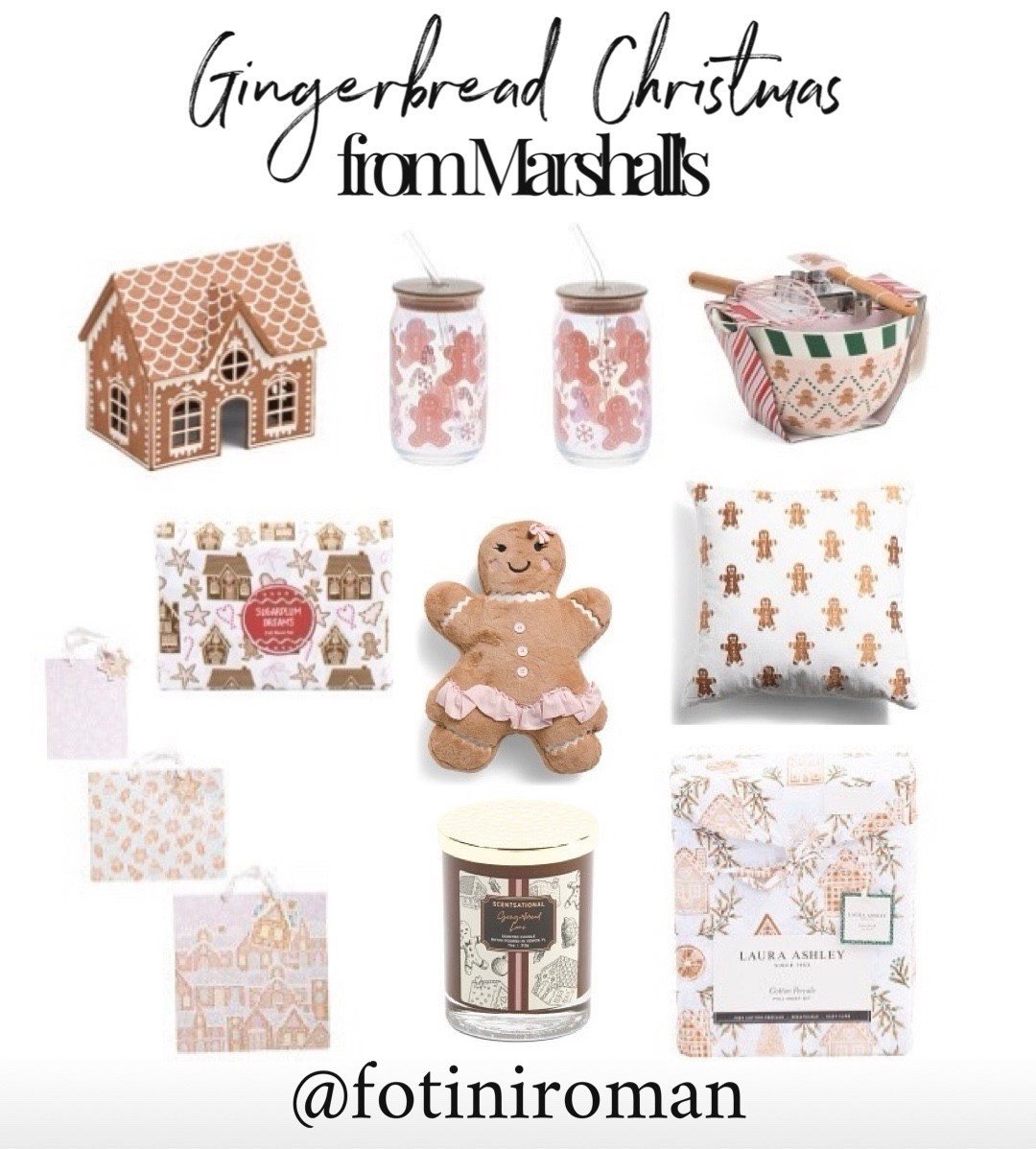 ✨There’s just something magical about gingerbread at Christmastime. 🍪✨ The warm browns, soft whites, and little candy details make everything feel cozy and nostalgic. Found the sweetest gingerbread decor at Marshall’s this week — the kind that instantly makes your home smell like cinnamon and memories. 🎄🤍

#LTKHoliday #LTKGiftGuide #LTKHome