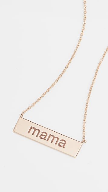 14k Gold Mama Necklace | Shopbop