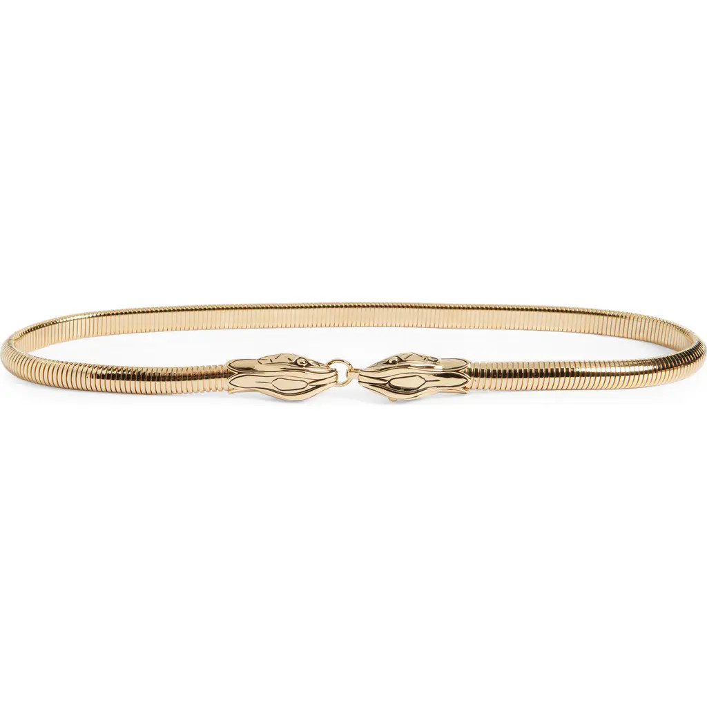 Chloé Snake Chain Belt in 9Dc Vintage Gold at Nordstrom, Size Small | Nordstrom