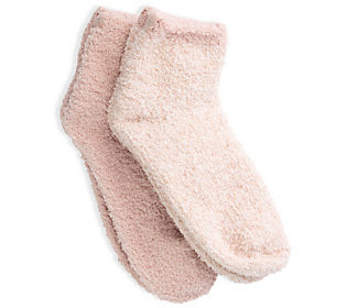 Barefoot Dreams CozyChic Tennis Socks - Set of 2 | QVC