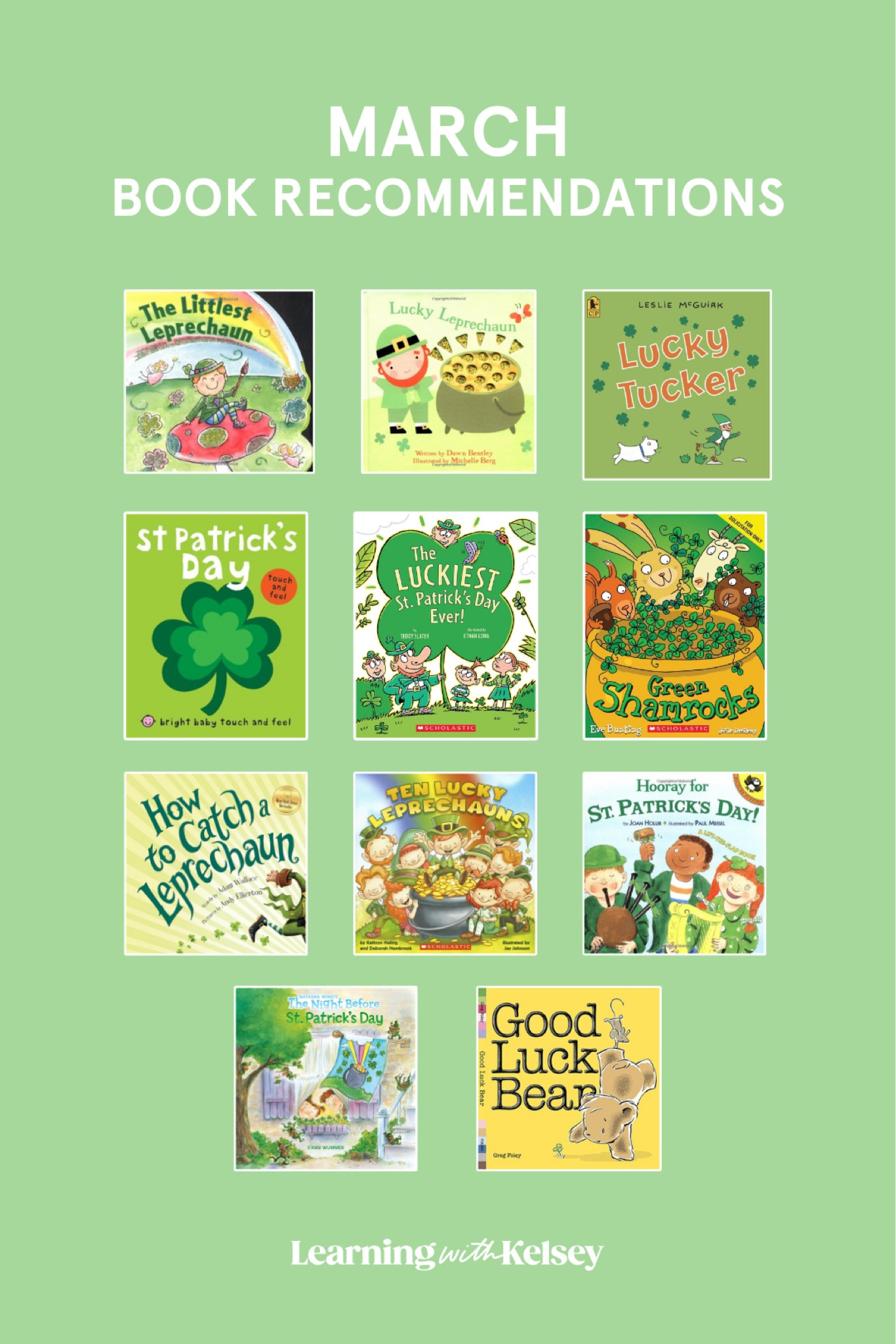 March Book Recommendations ☘️🌈✨ It’s your lucky day! Here are our favorite books to read for St. Patrick’s Day!

march | amazon | st. patrick’s day | book for kids | seasonal books | affordable | read alouds

#LTKSeasonal #LTKKids