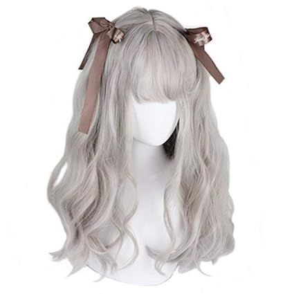 aiyaya Long Curly Wig - Natural Synthetic Hair Lolita Wigs with Wig Cap For Cosplay and Daily Wea... | Amazon (US)