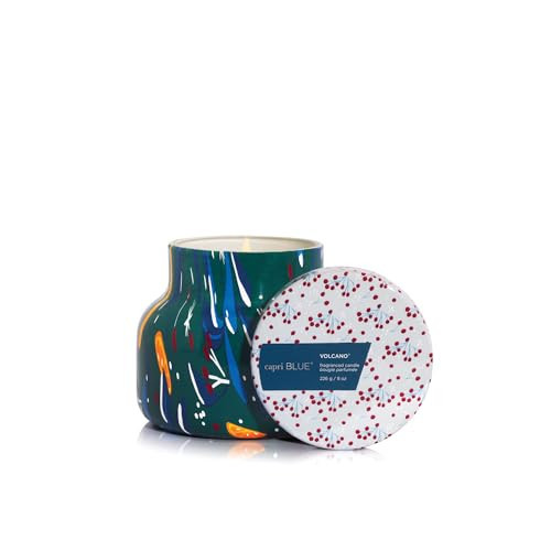 Capri Blue Volcano Candle - Pattern Play Holiday Candle - Petite Glass Jar Candle - Luxury Candles - Scented Candles with Notes of Tropical Fruits & Sugared Citrus - Decorative Candle Gift (8 oz) | Amazon (US)