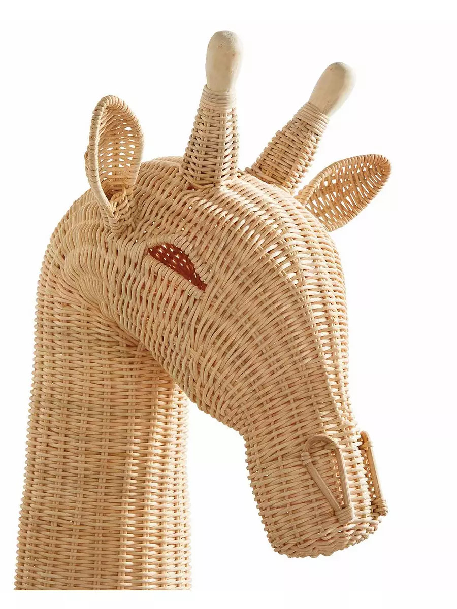Wicker Animal Head | Serena and Lily