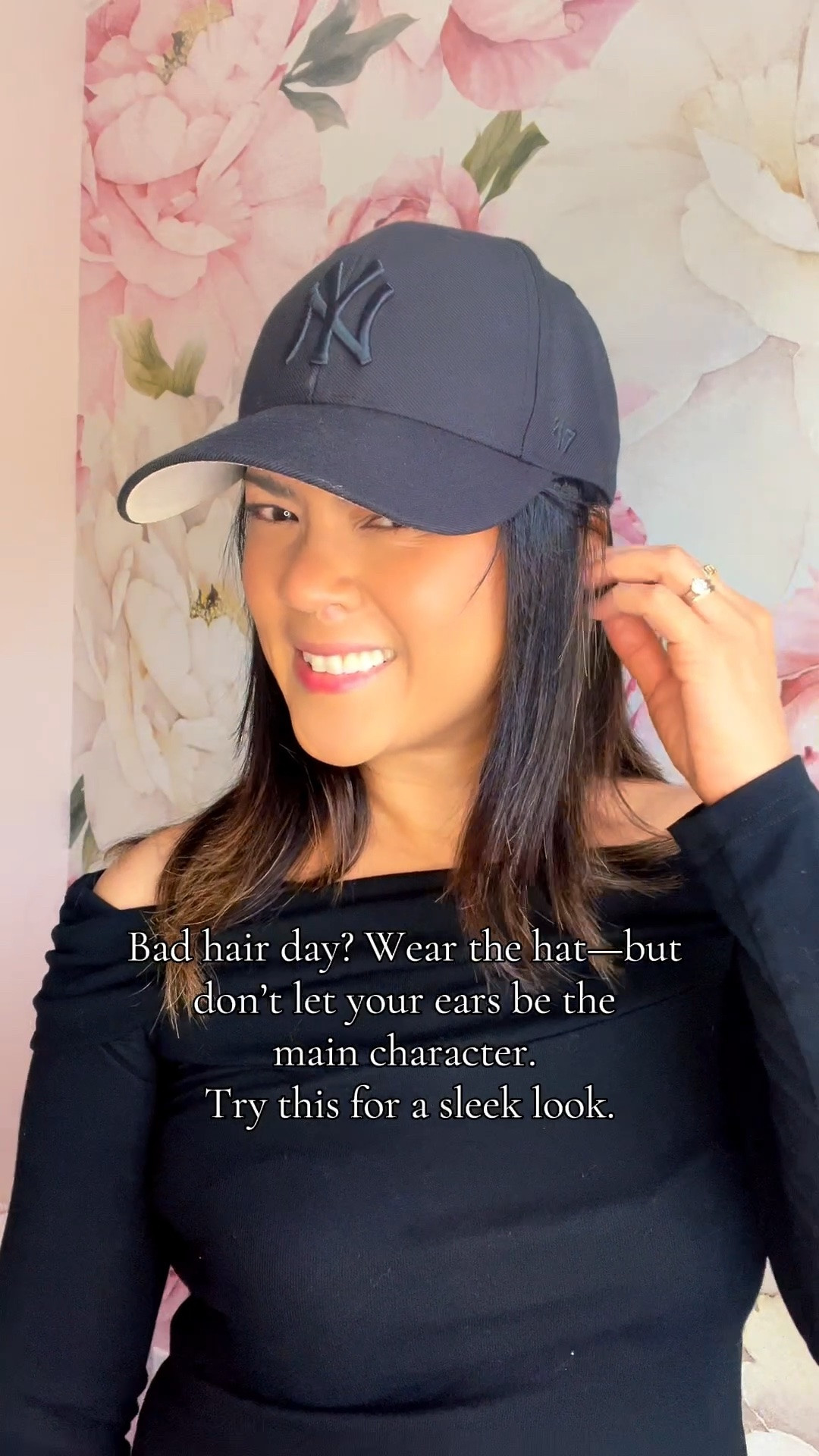 Bad hair day? Wear the hat—but don’t let your ears be the main character. Try this for a sleek look.

#LTKmorningroutine #LTKselfcare
