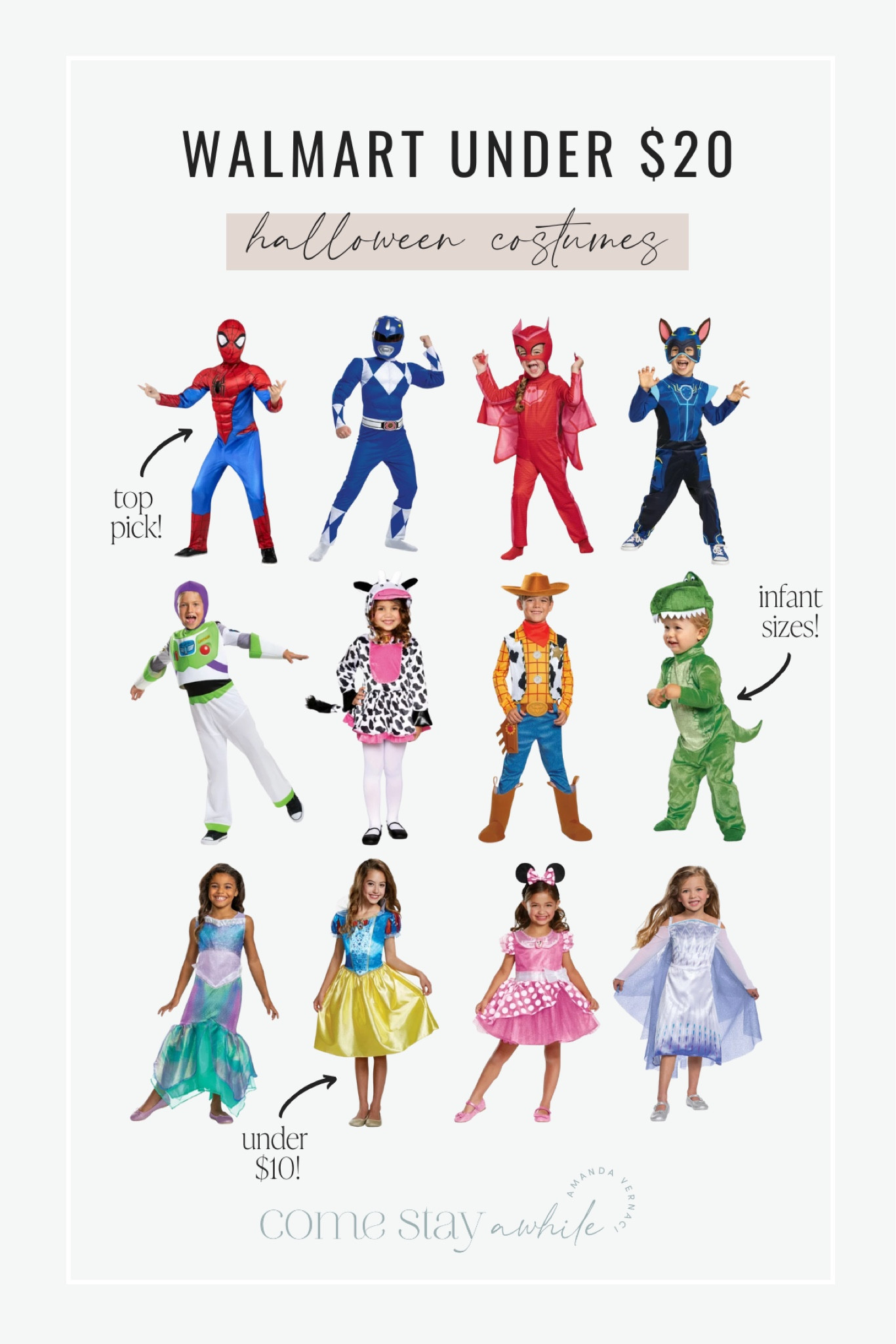 Character costumes for all ages from Walmart in stock now and under $20!

#WalmartPartner #WalmartHome @walmart #WalmartFashion

#LTKfindsunder50 #LTKHalloween