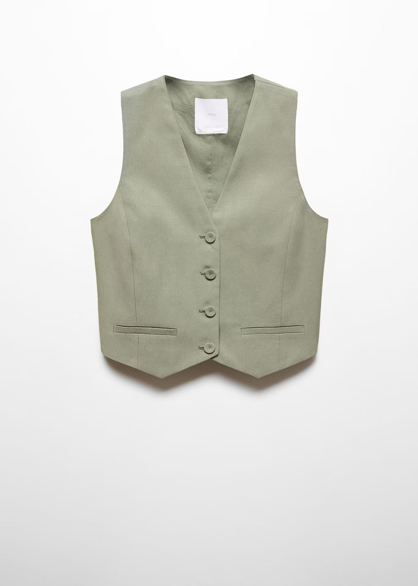 Suit waistcoat with buttons -  Women | Mango United Kingdom | MANGO (UK)