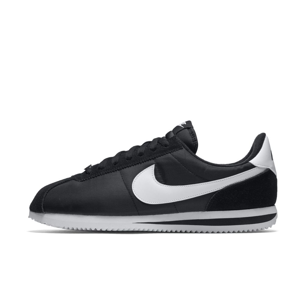 Nike Cortez Basic Nylon Men's Shoe Size 7 (Black) | Nike (US)