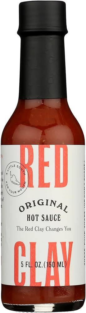 Red Clay Original Hot Sauce - Barrel-Aged Southern Hot Sauce, Cold-Pressed Fresno Peppers, Chef-C... | Amazon (US)