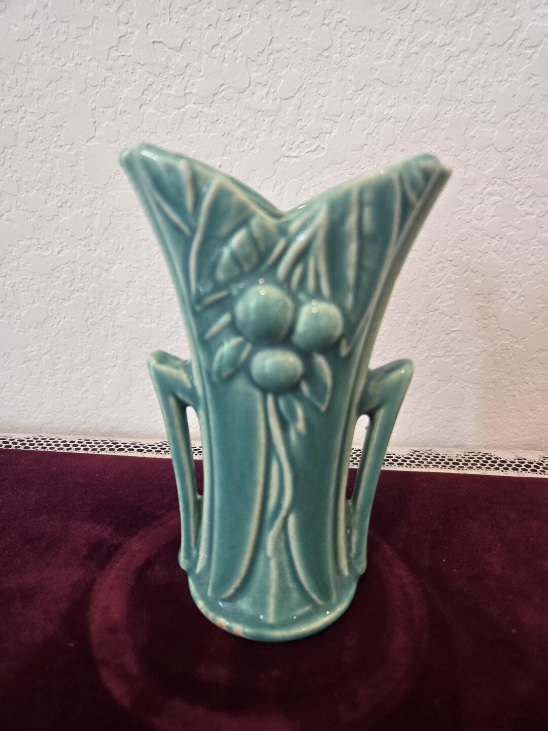 Vintage Turquoise Vase Mccoy???? Boxp - Etsy | Etsy (US)