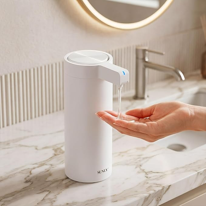 Touchless Automatic Soap Dispenser – Clog-Free Pump, Fast Sensor, USB-C Rechargeable, Smudge-Re... | Amazon (US)