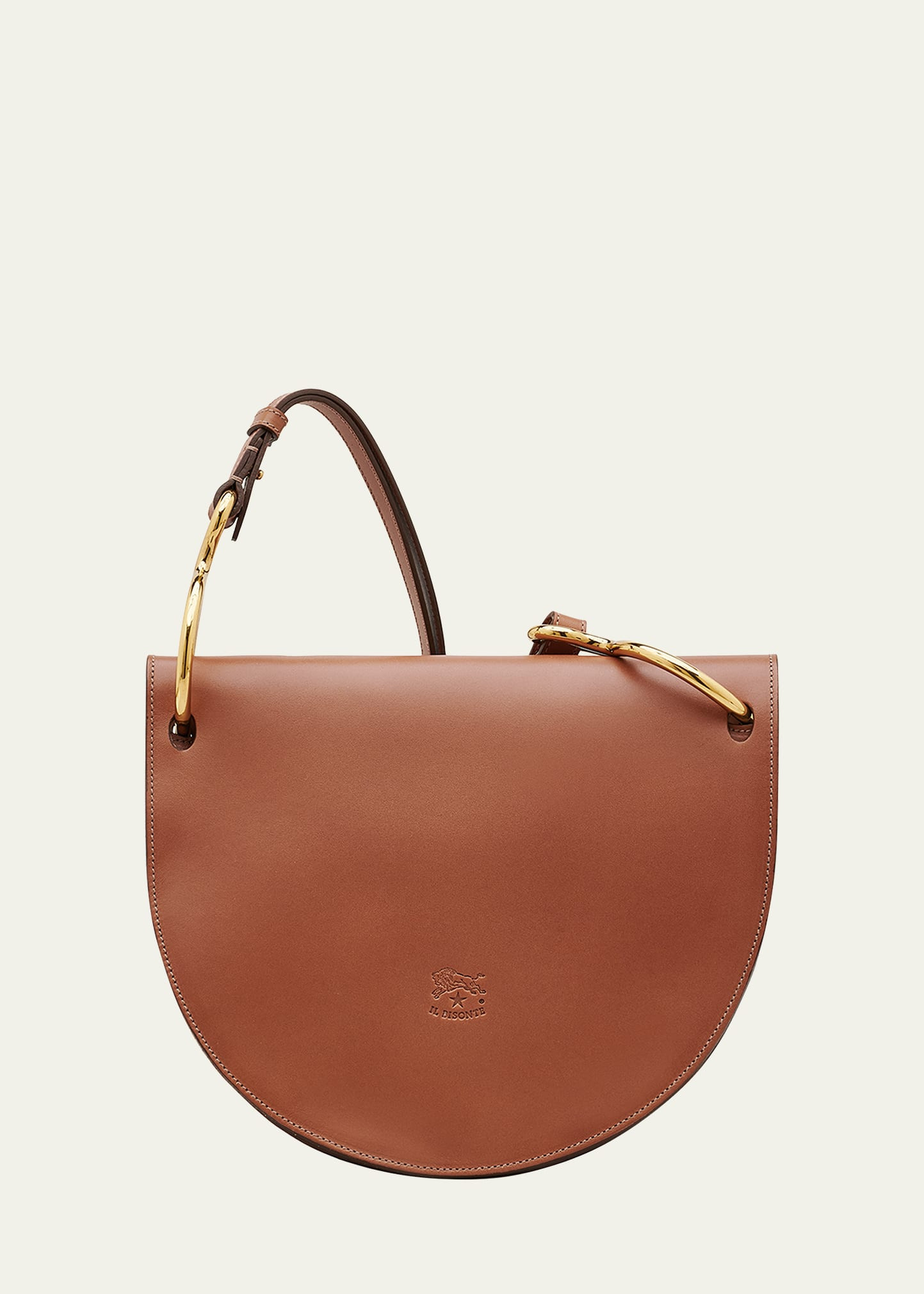 Il Bisonte Consuelo Brushed Leather Flap Shoulder Bag | Bergdorf Goodman