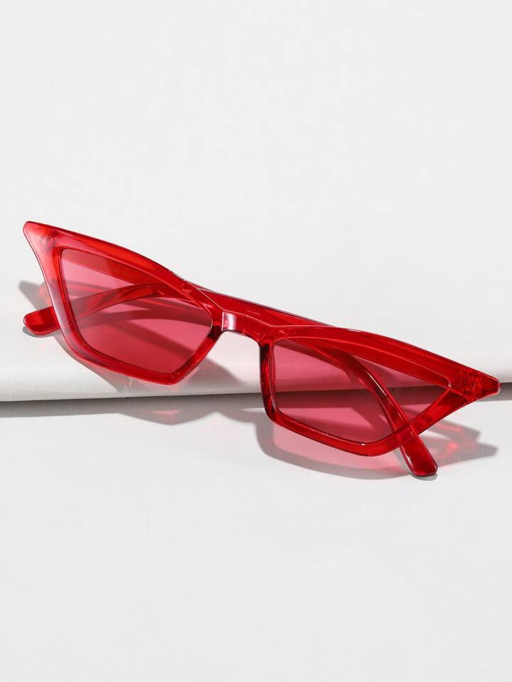 Red Cat Eye Sunglasses | SHEIN