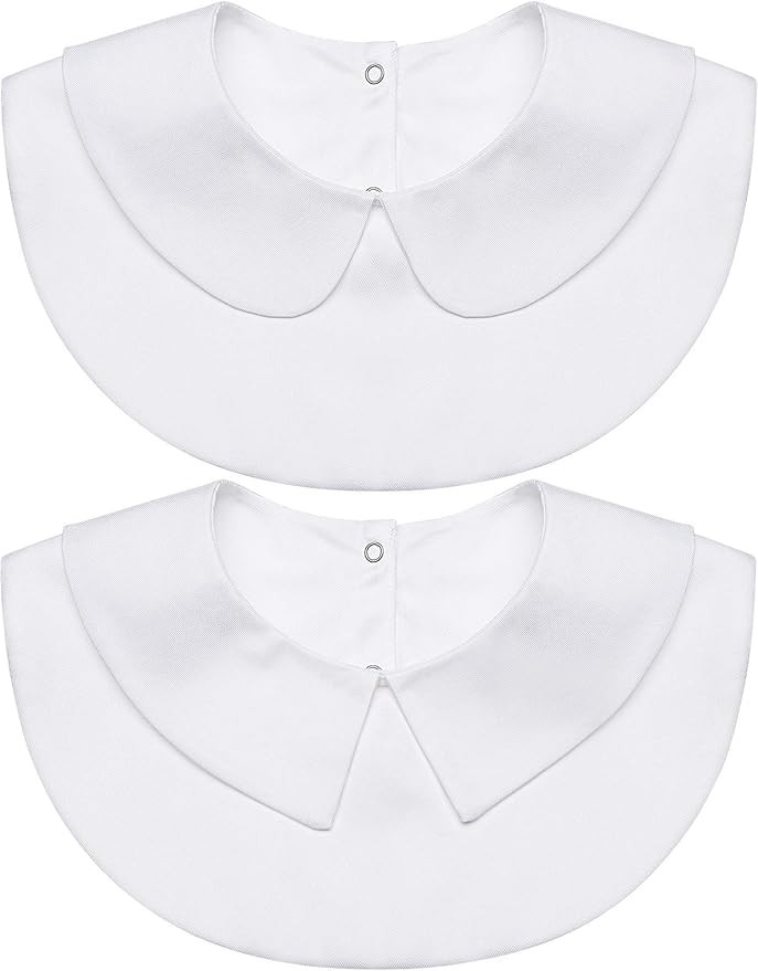 SATINIOR 2 Pieces Fake Collars Dickey Collar Detachable Collars for Women Girls | Amazon (US)