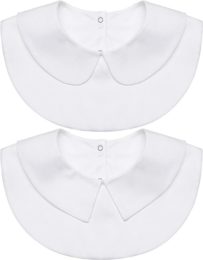 SATINIOR 2 Pieces Fake Collars Dickey Collar Detachable Collars for Women Girls | Amazon (US)